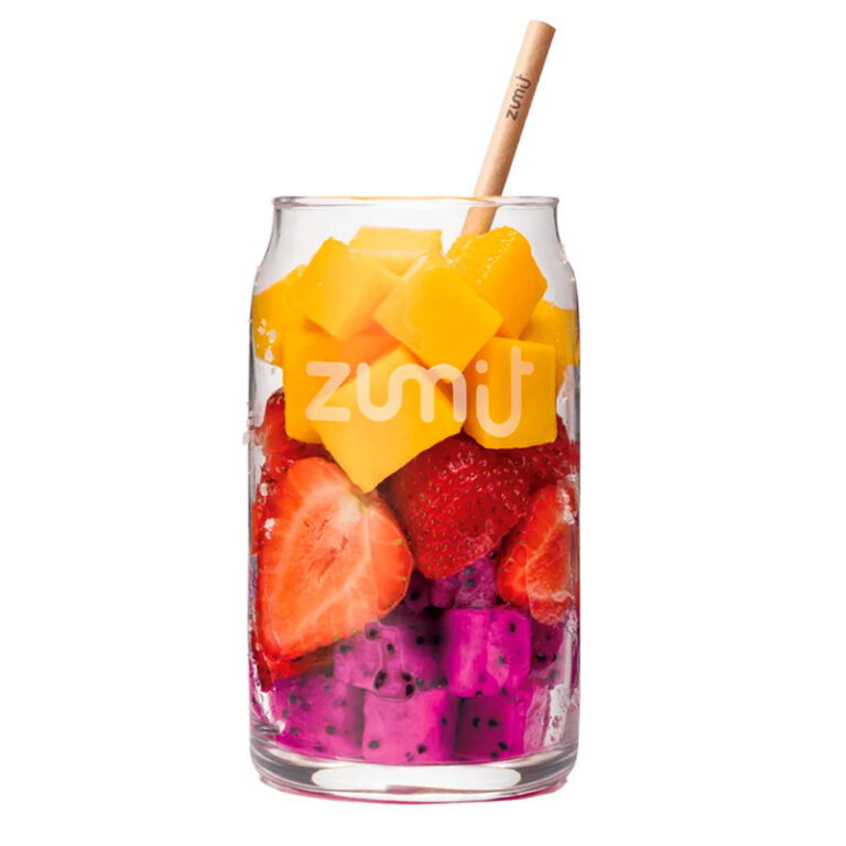 Smoothie Dragon Fruit Mix de Zumit- Caja de 20 unidades de mango, pitaya y fresa