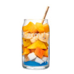 Smoothie Blue Lightning de Zumit- Caja de 20 unidades de mango, plátano, piña, melocotón, coco y espirulina azul