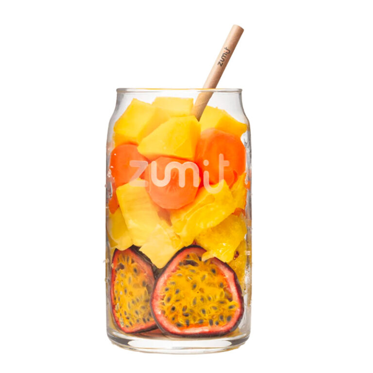 Smoothie Squeeze Nature de Zumit- Caja de 20 unidades de Mango, zanahoria, piña y fruta de la pasión
