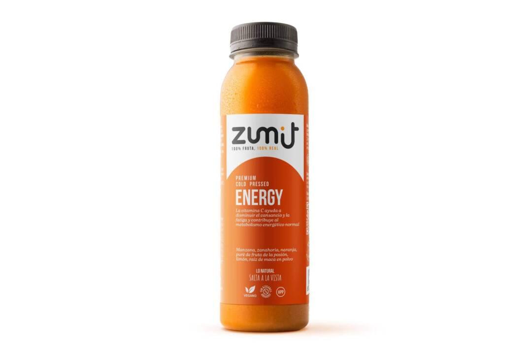 Zumo Cold Pressed Premium Energy HPP de Zumit - caja de 8 unidades