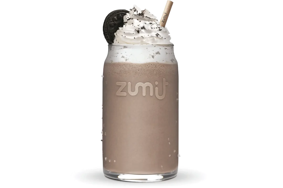 Milkshake Cookies and Cream de Zumit - caja de 20 unidades de milkshake de galletas de cacao y nata