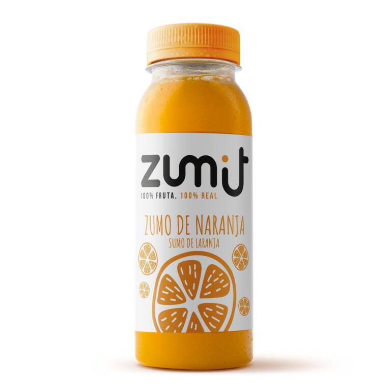 umo de naranja natural exprimido HPP de Zumit - caja de 24 unidades