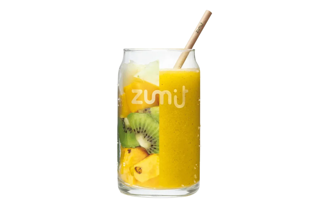Smoothie Tropical Heaven de Zumit- Caja de 20 unidades de melón, kiwi, mango y piña