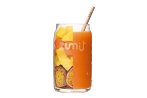 Smoothie Squeeze Nature de Zumit- Caja de 20 unidades de Mango, zanahoria, piña y fruta de la pasión